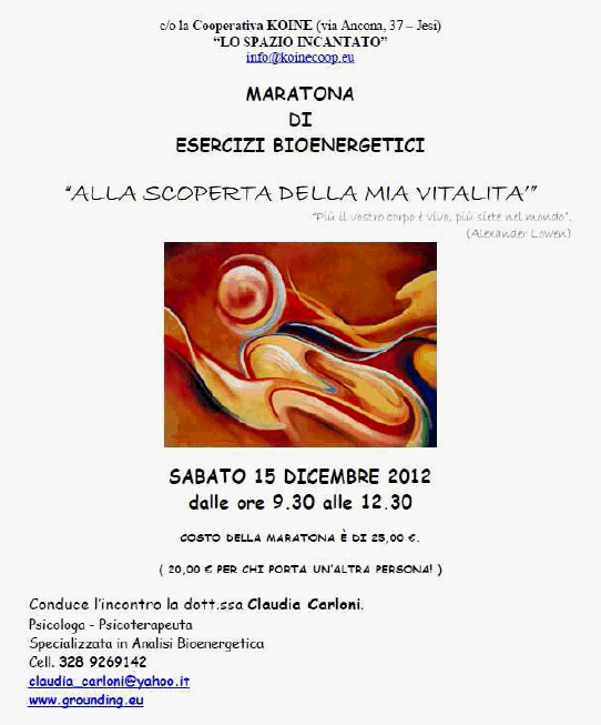 locandina maratona Dicembre 2012