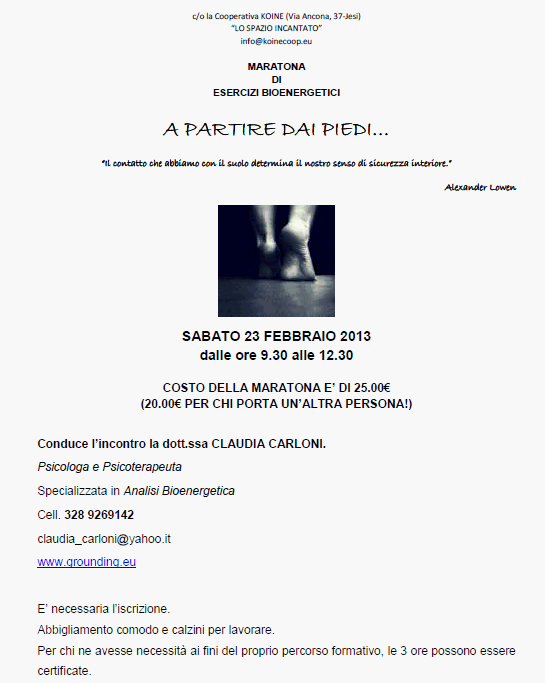 locandina maratona Febbraio 2013
